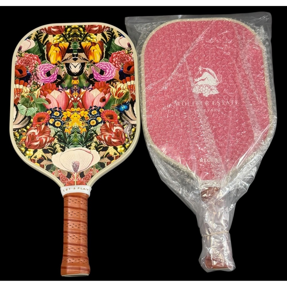 Recess Wolffer Estate Women's Floral Colorful Pink Pair Pickleball Paddles